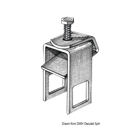 Etrier de fixation rouleau 30 x 60 mm | EAN 8033137069673 Ref 02.040.81