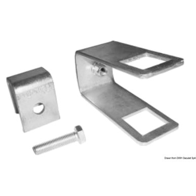 Etrier de fixation rouleau 40 x 70 mm | EAN 8033137069697 Ref 02.040.83