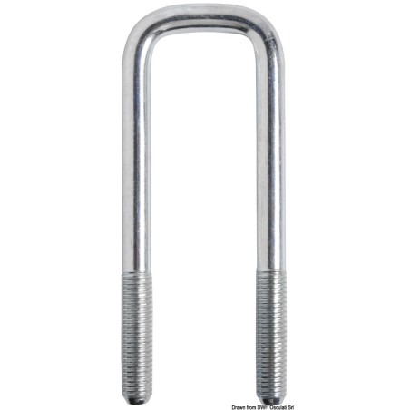 Etrier de fixation U 30 mm | EAN 8033137069703 Ref 02.040.84