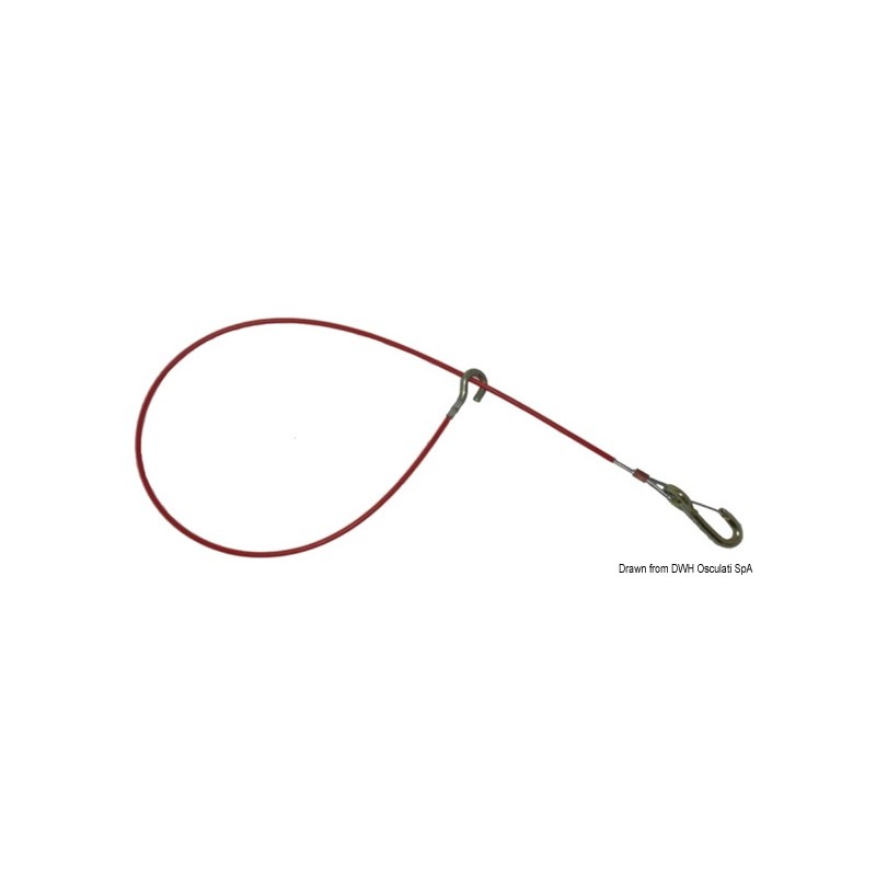 Cable de sécurité 950 mm Ø 3 mm
Cable de sécurité 950 mm Ø 3 mm