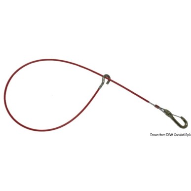 Cable de sécurité 950 mm Ø 3 mm | EAN 8033137062735 Ref 02.057.13