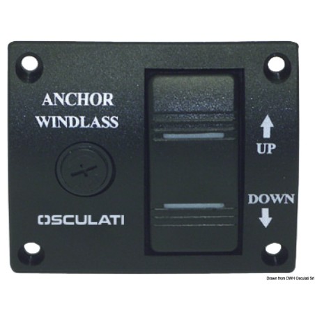Commande guindeau 75 x 62 mm | EAN 8033137000386 Ref 02.341.20