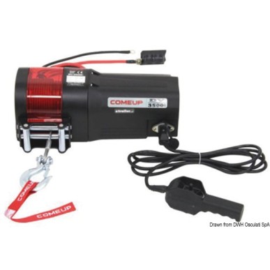 Treuil électrique 2400 kg 1200W 12V | EAN 8033137070600 Ref 02.351.11