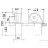 
Treuil Italwinch Obi 700 W - 12 V sans cloche barbotin 6 mm
