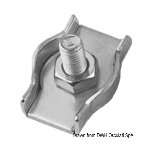 Serre-câble inox simple 3 mm | EAN 8033137073106 Ref 04.513.03