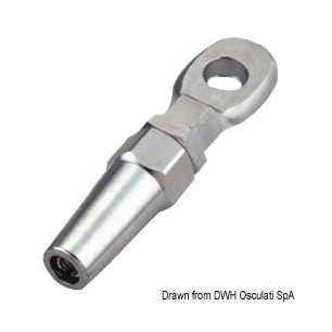 Terminal œil inox Ø 5 mm | EAN 8033137073922 Ref 05.219.05