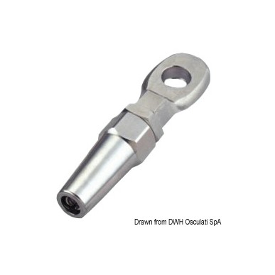 Terminal œil inox Ø 8 mm | EAN 8033137073946 Ref 05.219.08