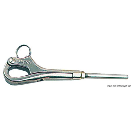 Mousqueton pélican inox 4 x 8 mm | EAN 8033137074004 Ref 05.283.04