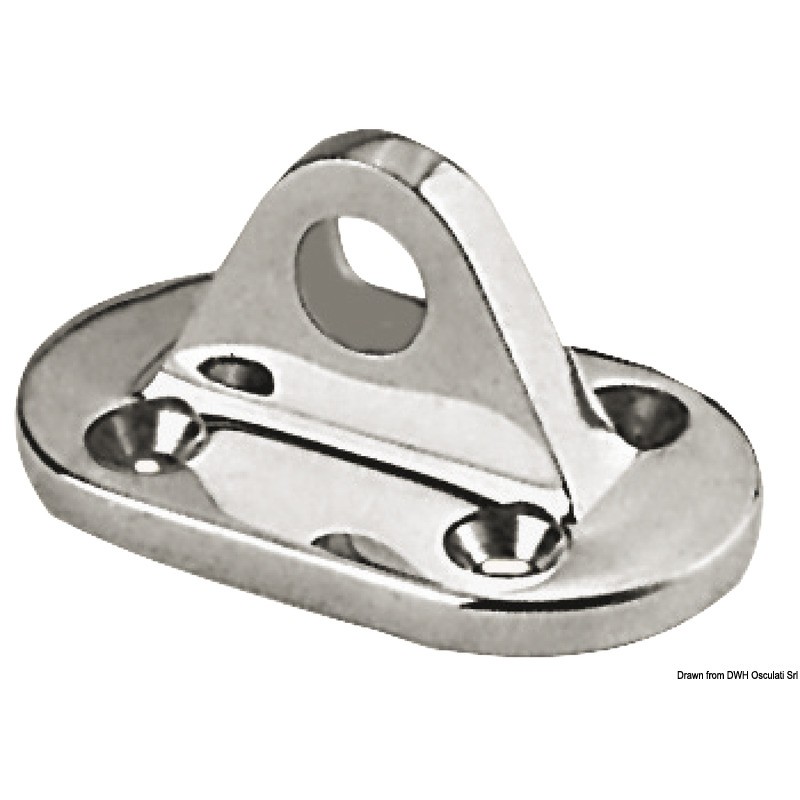 
Pontet AISI 316 p. fixation draille œil 10 mm 

