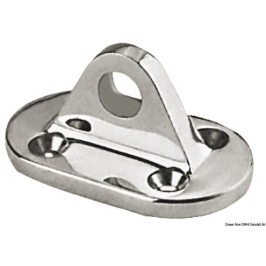 Pontet AISI 316 p. fixation draille œil 10 mm | EAN 8033137000423 Ref 05.860.87