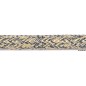 
Double tresse Kevlar et polyester jaune-gris 6 mm 
