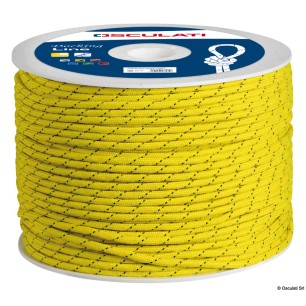 Tresse polypropylène couleurs vives jaune 10 mm | EAN 8033137075421 Ref 06.420.10GI