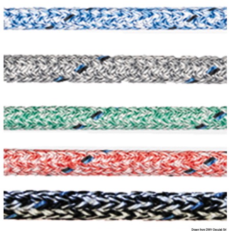 Bout Marlow Doiblebraid effet marbre bleu 14 mm | EAN 5012568269268 Ref 06.423.14BL
