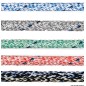 
Bout Marlow Doiblebraid effet marbre noir 14 mm 
