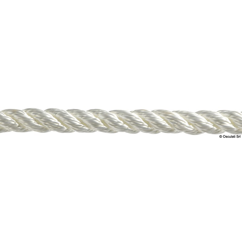 
Bout blanc 3 torons 16 mm 
