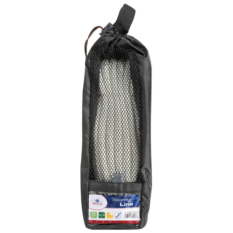 
Ligne amarrage blanc avec épissure 10 mm x 6 m    
