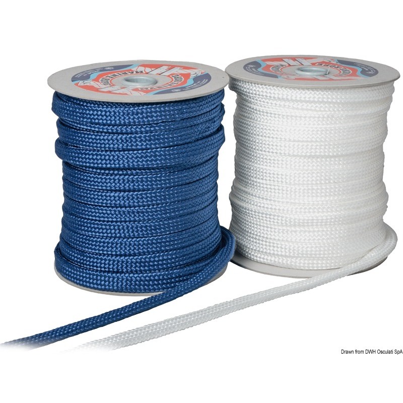 
Tresse plate blanche pare-battage 10 mm x 50 m 
