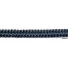 
Double tresse bleue 24 mm 
