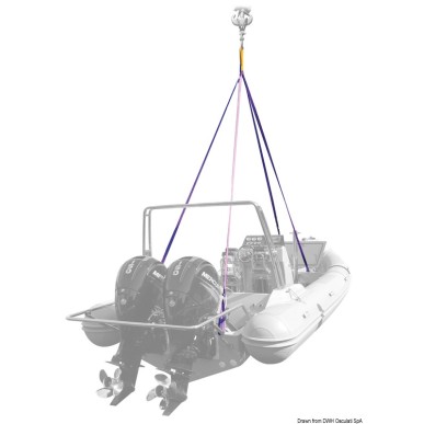 Système de levage 4 bras embarcations| EAN 8033137078415 Ref 06.587.03