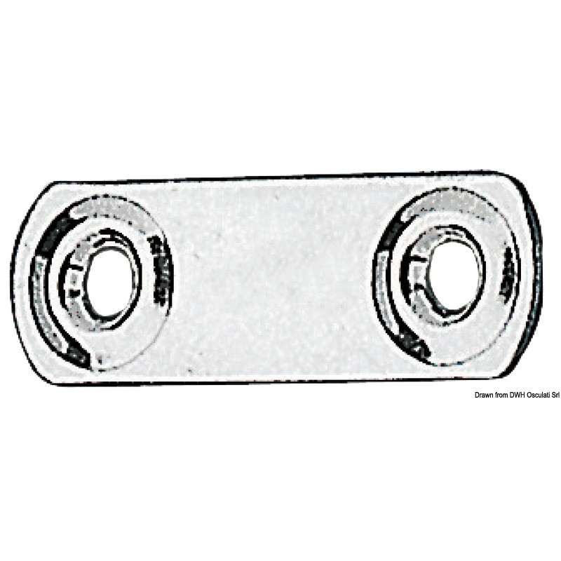 
Platine pour fixer sangles 50 x 16 mm 
