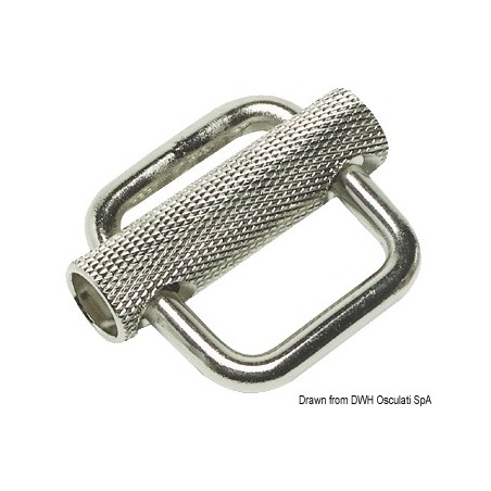 Boucle + curseur acier inox| EAN 8033137078712 Ref 06.709.25