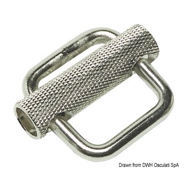 Boucle + curseur acier inox| EAN 8033137078736 Ref 06.709.50