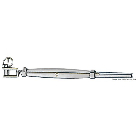 Ridoir chape fixe+ embout sertir| EAN 8033137079047 Ref 07.191.10