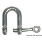 
Manille en U  axe imperdable AISI 316 14 mm 
