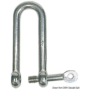 Manilles "long" axe imperdable| EAN 8033137080067 Ref 08.222.05