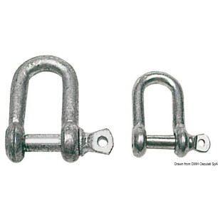 Manilles acier galvanisé| EAN 8033137080173 Ref 08.320.25