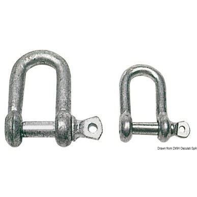 Manilles acier galvanisé| EAN 8033137080173 Ref 08.320.25