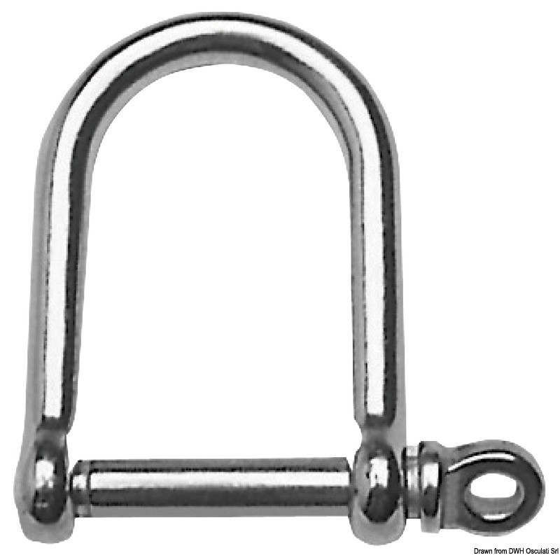 
Manille extra large en inox 12 mm 
