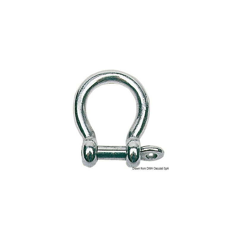 
Manille mod. lyre AISI 316 14 mm 
