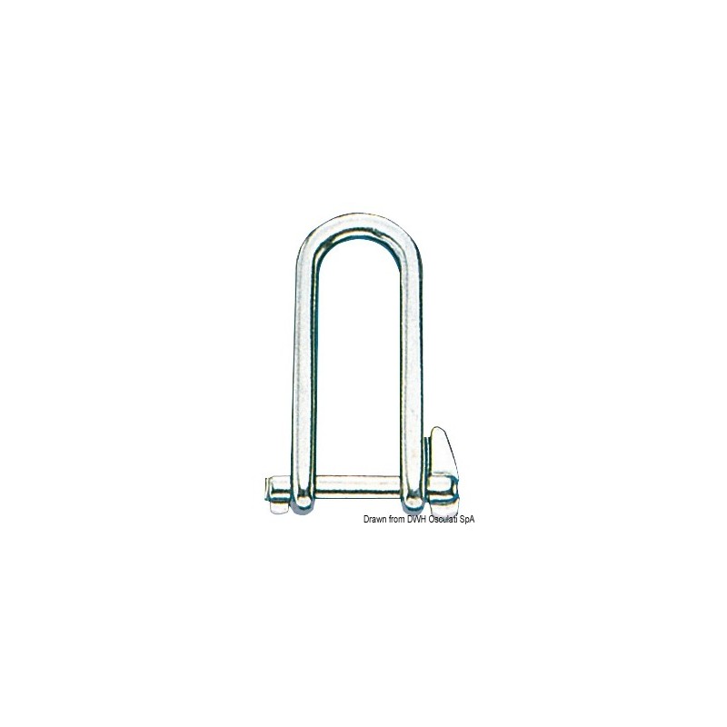 
Manille fermeture  gâchette AISI 316 5 mm 
