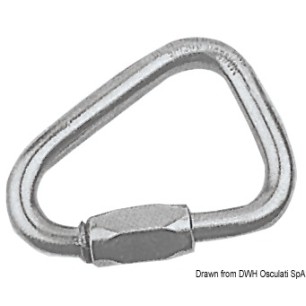 Mousquetons Delta + ouverture vis| EAN 8033137080821 Ref 08.875.04