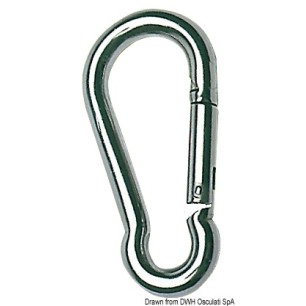 Mousquetons inox AISI 316 polis miroir| EAN 8033137081170 Ref 09.187.10