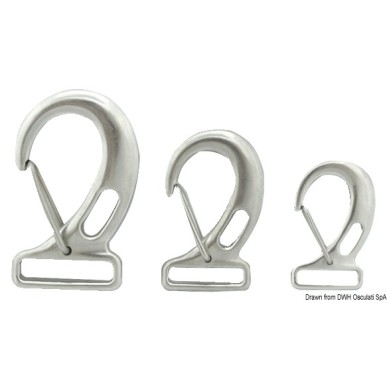 Mousqueton AISI 316 sangle 90x40 mm | EAN 8033137081422 Ref 09.249.03