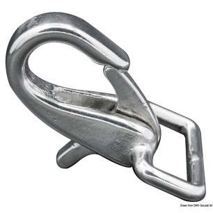 Mousquetons inox AISI316 + ouverture gâchette| EAN 8033137081491 Ref 09.252.25