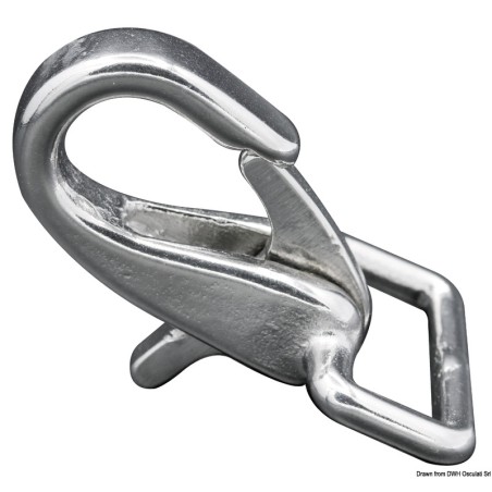 Mousquetons inox AISI316 + ouverture gâchette| EAN 8033137081507 Ref 09.252.30