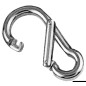 
Mousqueton ouverture asymétrique AISI 316 80 mm 
