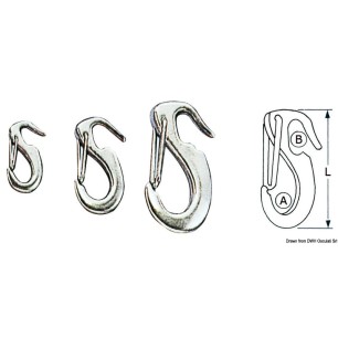 Mousquetons foc rabattre| EAN 8033137081842 Ref 09.963.02