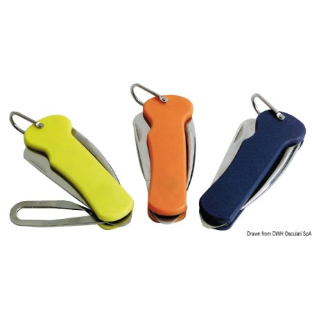 Couteau inox + poignée plastique voile| EAN 8033137081927 Ref 10.285.11