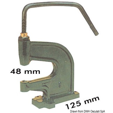 Presse riveter les boutons 10.301.XX / 10.303.XX| EAN 8033137082030 Ref 10.299.80