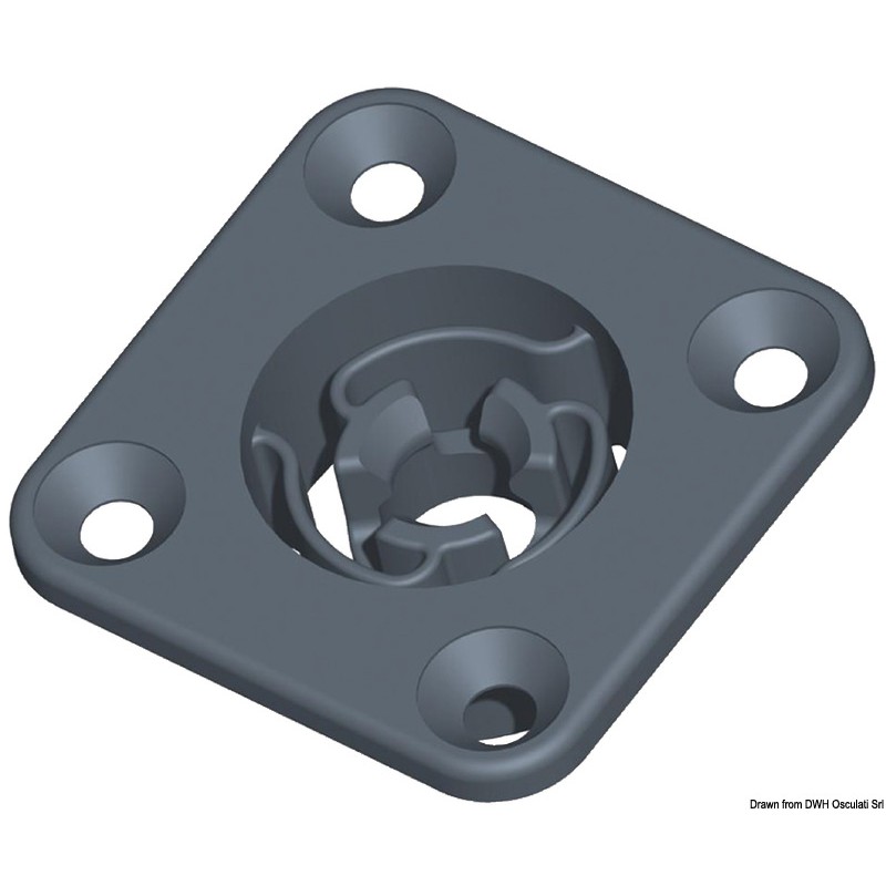 
Clip auto-alignant carré trou 25 mm Delahousse Quick-Fit 
