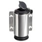 
Base inox  paroi 2 contacts noir 
