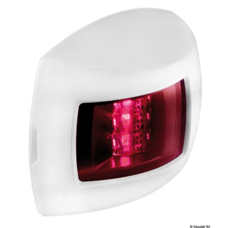Feux de navigation compacts + boîtier polycarbonate blanc Ref 11.033.01