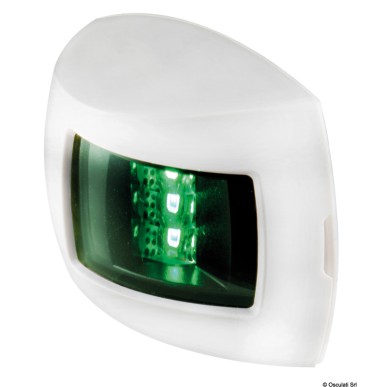 Feux de navigation compacts + boîtier polycarbonate blanc Ref 11.033.02