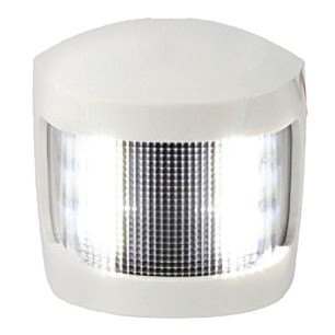 Feux de navigation compacts + boîtier polycarbonate blanc Ref 11.033.03