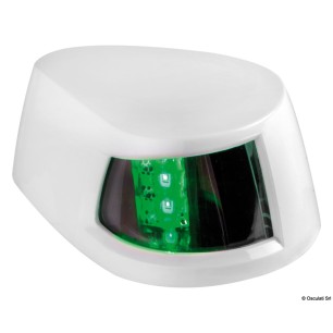 Feux de navigation compacts + boîtier polycarbonate blanc Ref 11.034.02