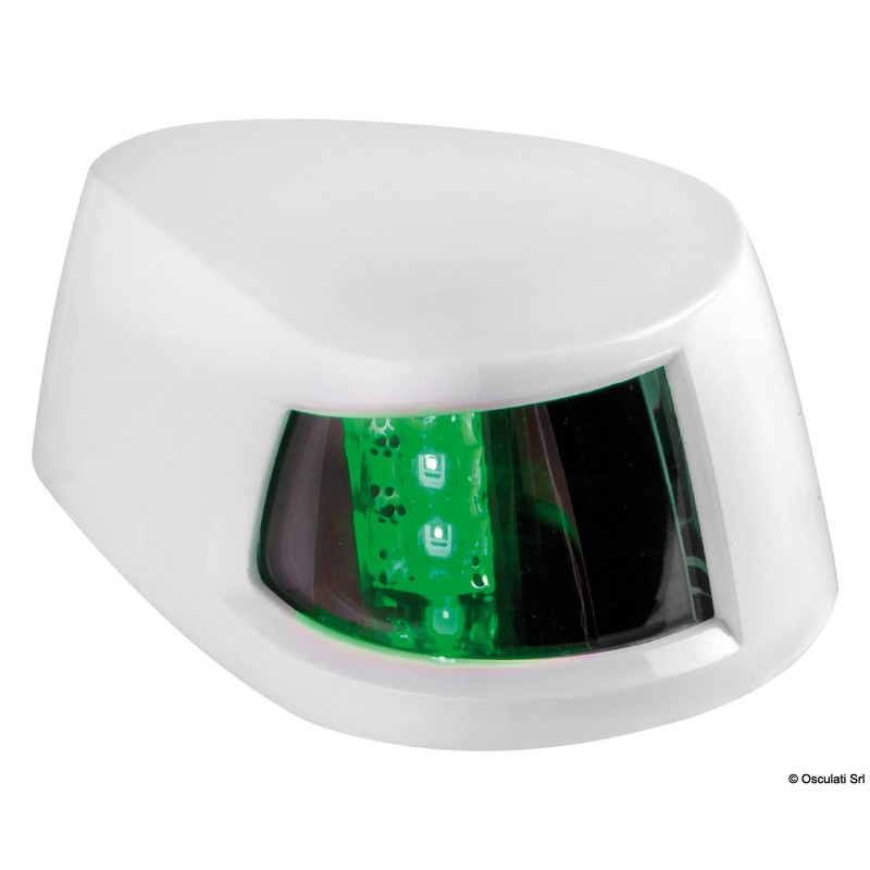 
Feu de navigation vert horizontal, 112,5° droit 
